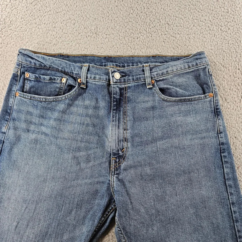 Levis‎ 505 Jeans Mens 38x30 Blue Denim Medium Wash Straight Leg Regular Fit